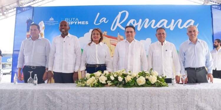 MICM inaugura la Ruta Mipymes en La Romana; Ministro Yayo Sanz Lovatón destaca financiamientos al sector