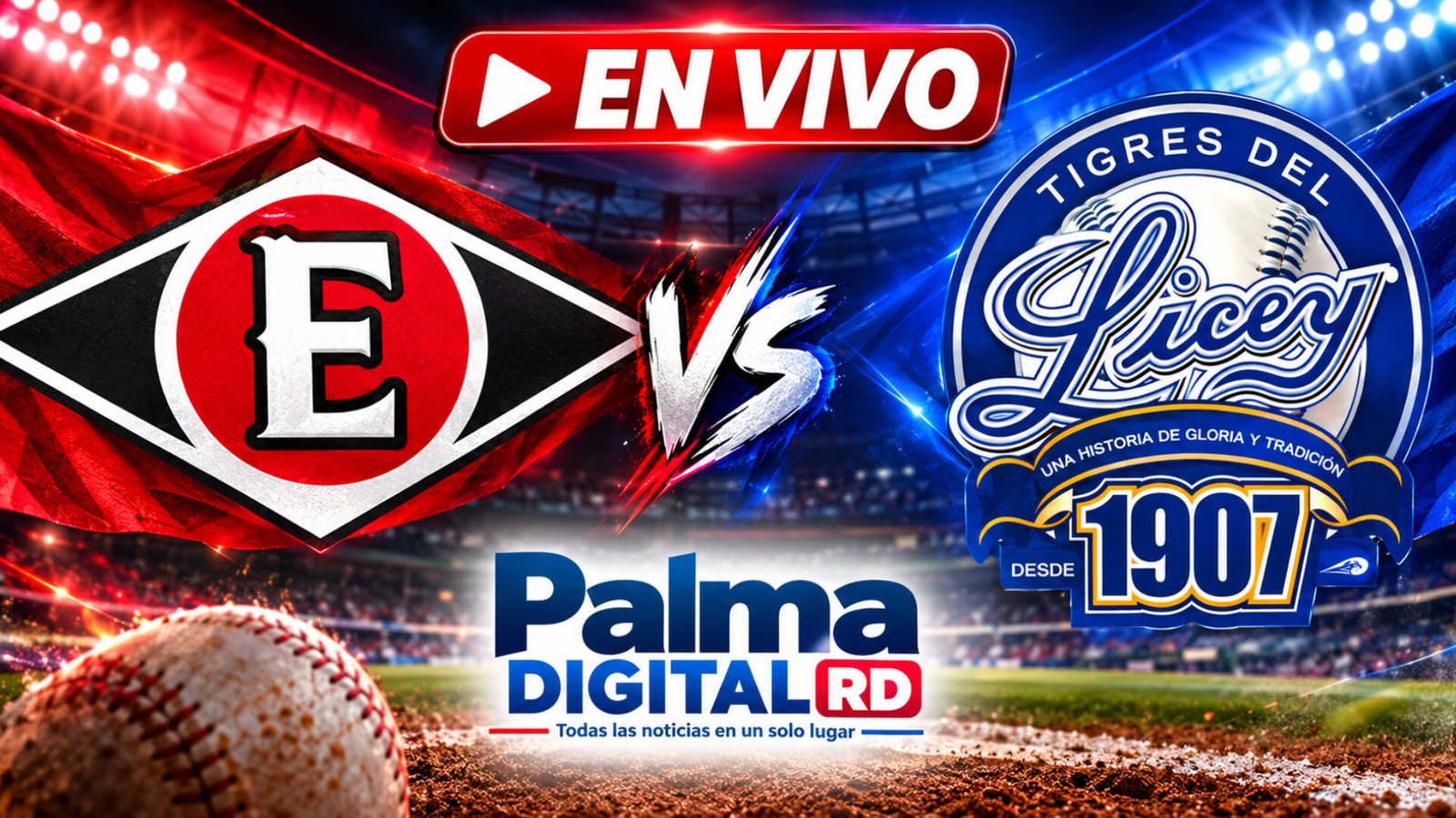 Escogido VS Licey  | LIDOM | Palma Digital RD En Vivo