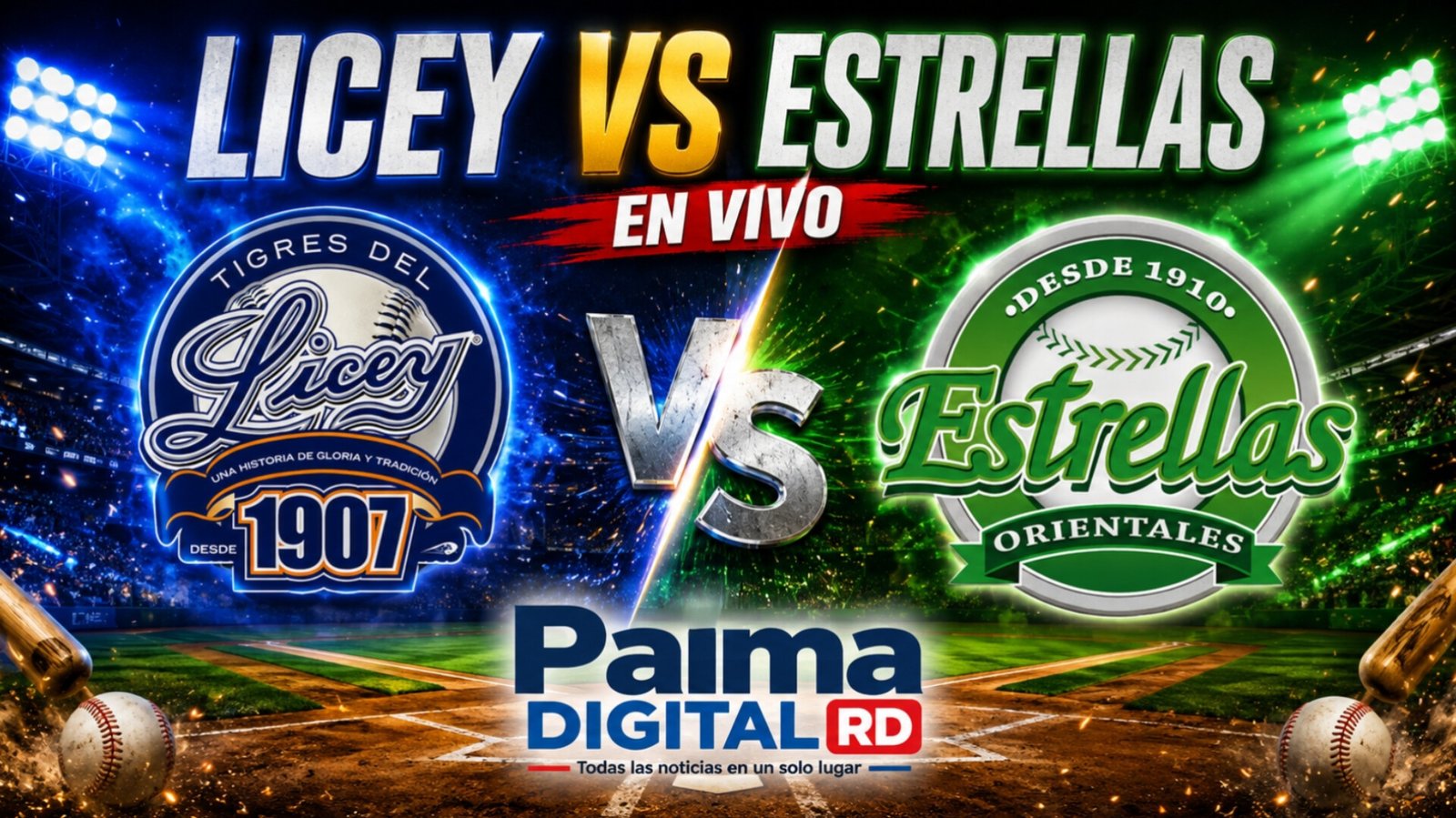 Licey VS Estrellas | LIDOM | Palma Digital RD En Vivo