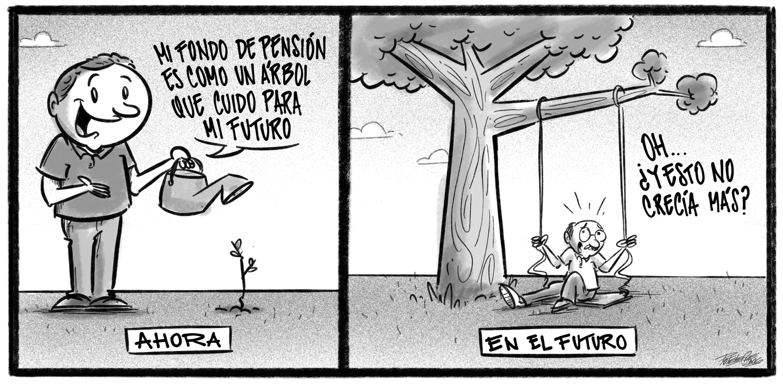 Caricatura de Noticiero Poteleche del 20 de octubre de 2026